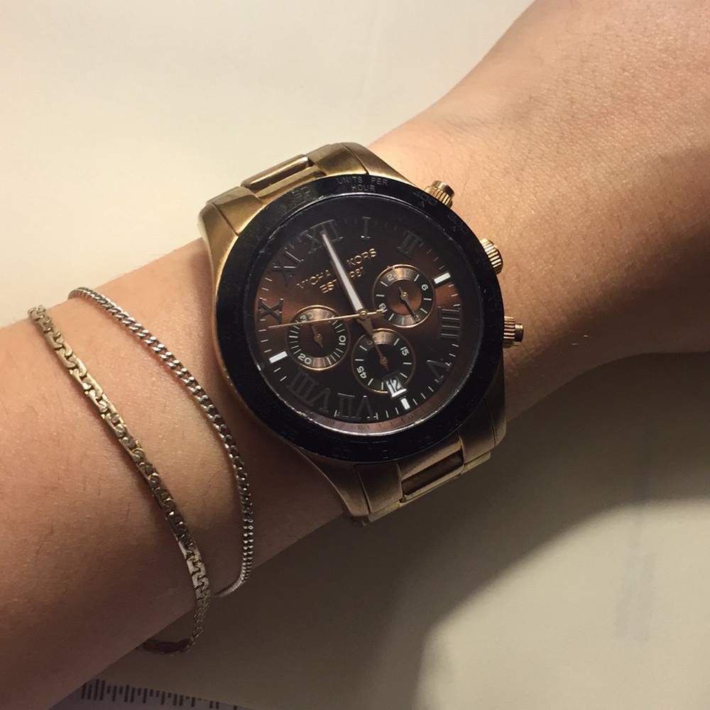 Michael Kors rose gold watch!
